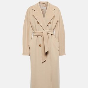 Max Mara 101801 Icon Coat in Sand US 4 IT 38